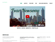 Tablet Screenshot of evannewsome.com